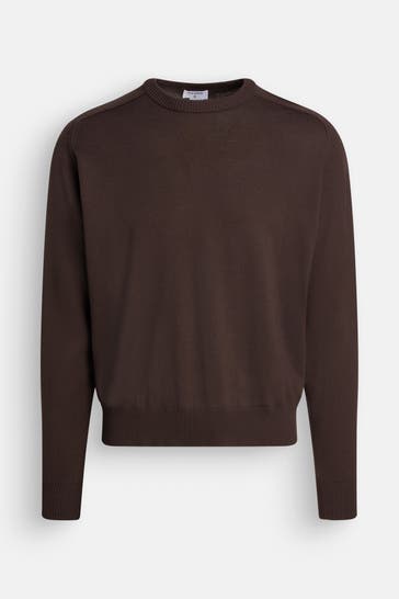 FILIPPA K Strickpullover dunkelbraun