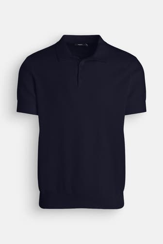 HECHTER Paris Strick-Polo nachtblau