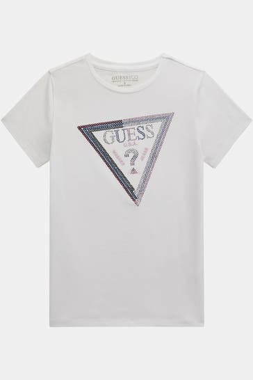 GUESS T-Shirt weiß