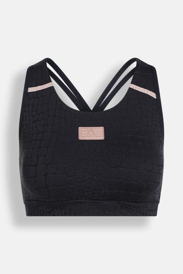 EA7 Sport-BH 'Sportivo' schwarzblau