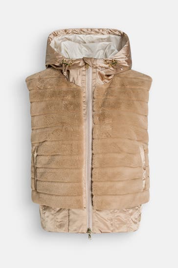 BOGNER Weste 'Yumi' hellbraun