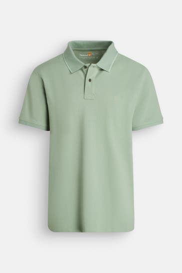TIMBERLAND Polo-Shirt smaragdgrün