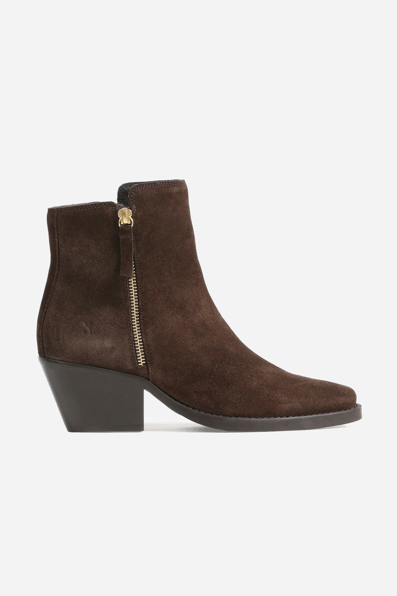BRONX Lederstiefeletten 'Cassi-dy' dunkelbraun, Bild 1