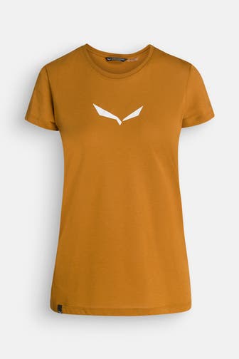 SALEWA Funktionsshirt 'Solid Dry' ocker
