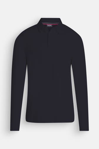 HECHTER Paris Polo-Longsleeve nachtblau