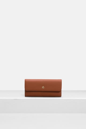AIGNER - Ledergeldbörse cognac