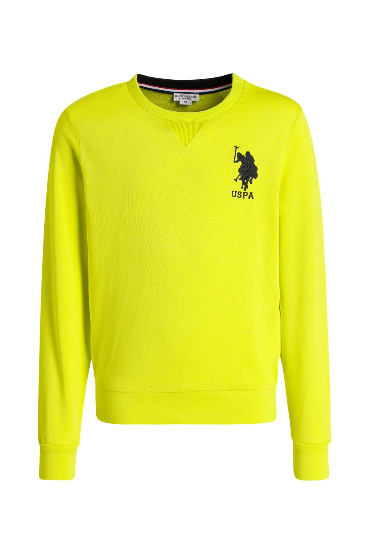 Us polo yellow sweatshirt outlet