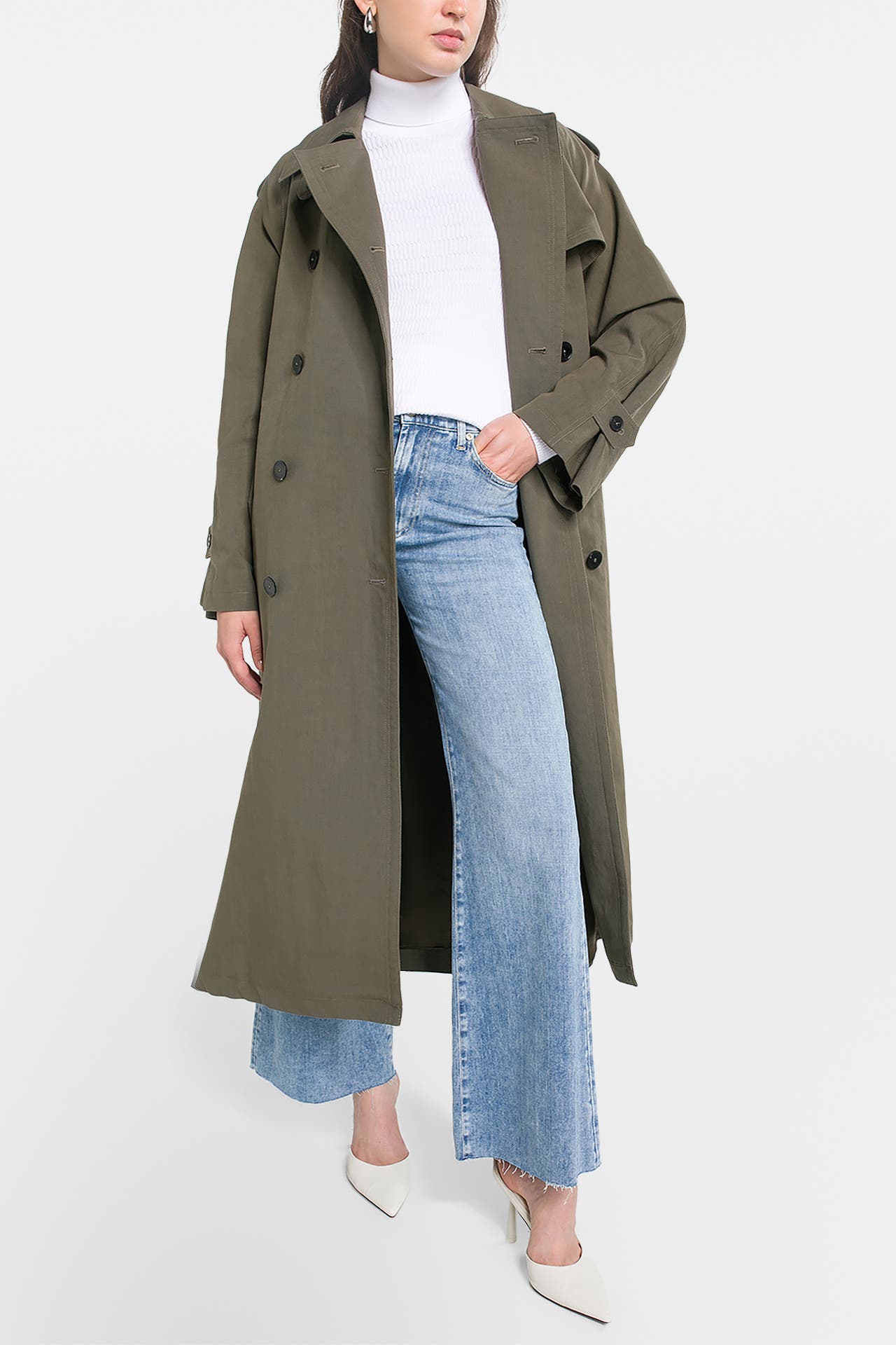 CLOSED Trenchcoat oliv, Bild 1