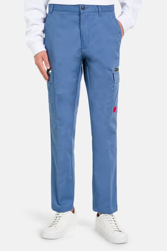 HUGO Cargohose 'Gilan 231' azurblau