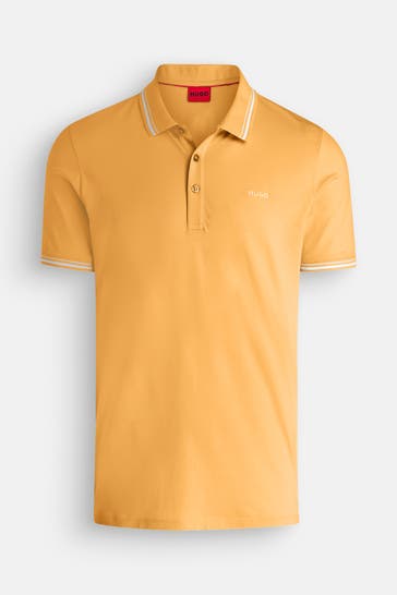 HUGO Polo-Shirt senfgelb