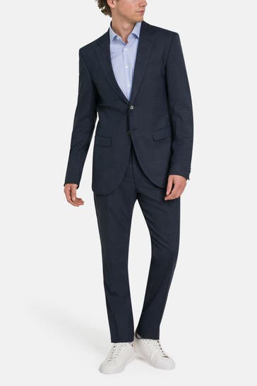 JOOP! Wollmix-Anzug 'Damon/Gun' kariert