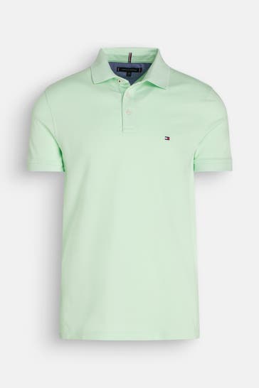 TOMMY HILFIGER Polo-Shirt pastellgrün