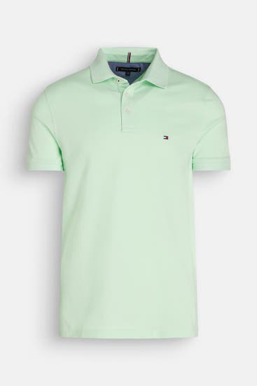 TOMMY HILFIGER - Polo-Shirt pastellgrün