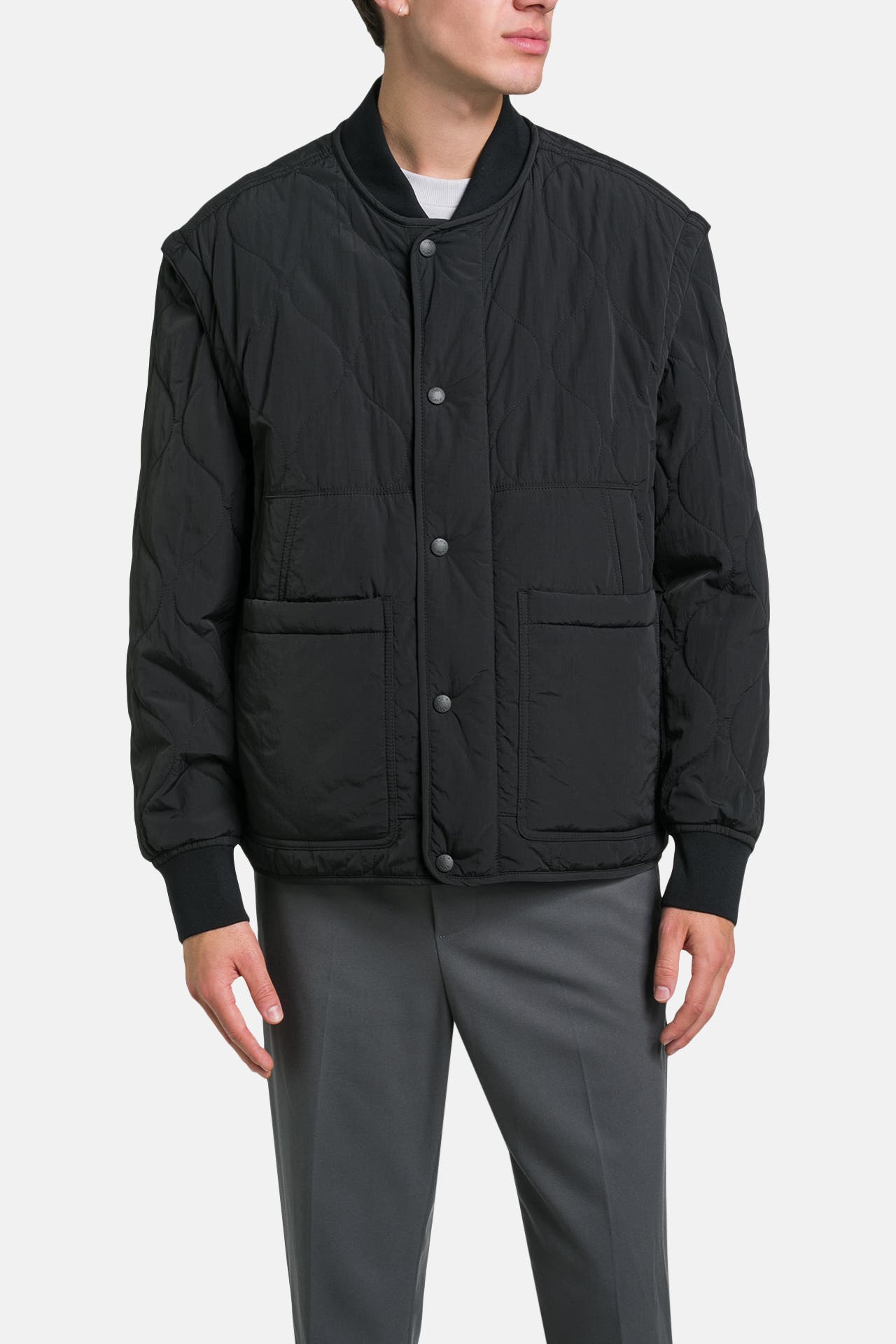 BOSS 2-in-1 Steppjacke 'Omore' schwarz, Bild 1
