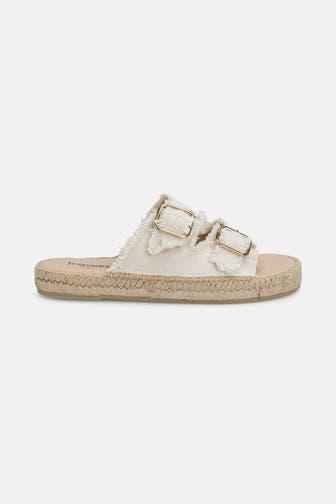 ESPADRIJ L'ORIGINALE Slides 'Claquette' offwhite