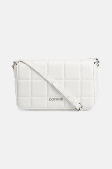 JOOP! JEANS Umhängetasche 'Luzi' weiß