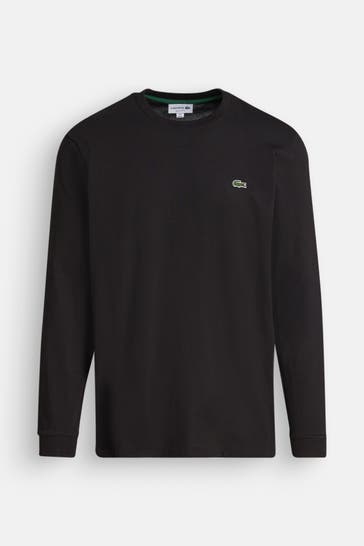 LACOSTE Longsleeve schwarz