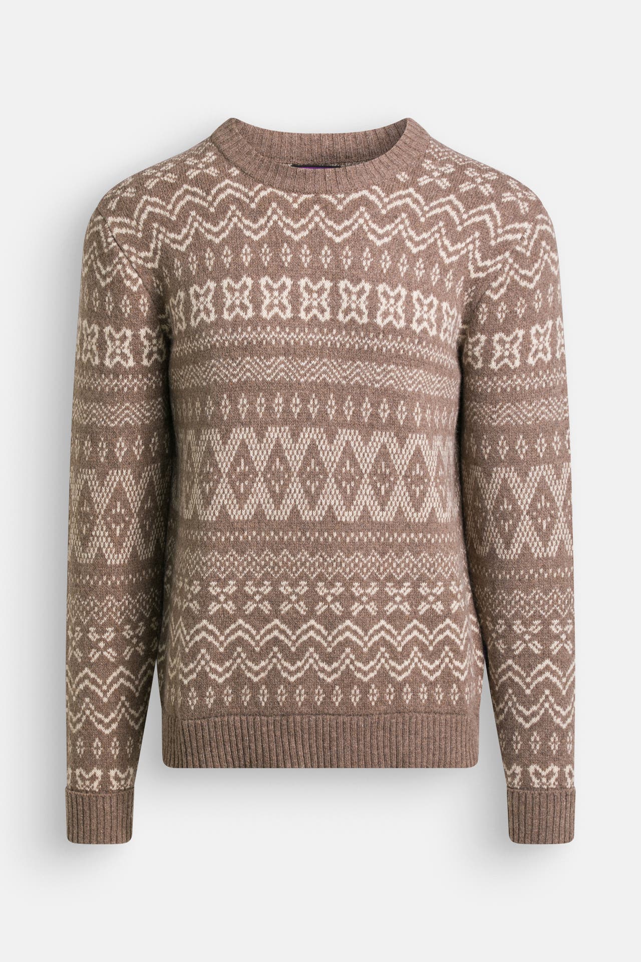 PATAGONIA Wollmix-Strickpullover 'Seabird' gemustert, Bild 1