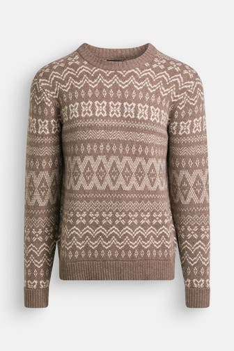 PATAGONIA Wollmix-Strickpullover 'Seabird' gemustert