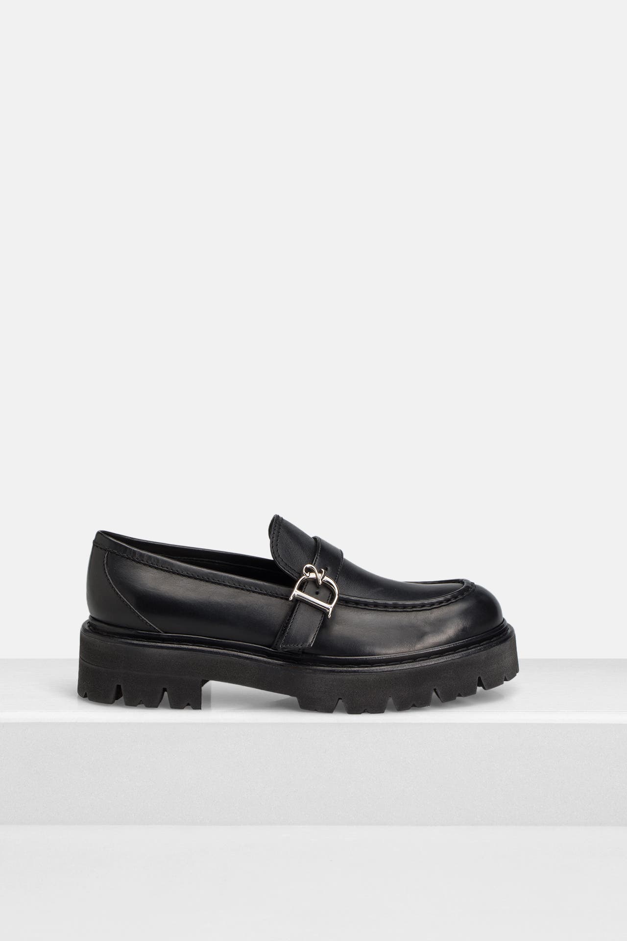 DSQUARED2 Leder-Loafer schwarz, Bild 1