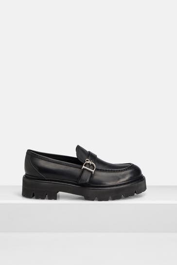 DSQUARED2 Leder-Loafer schwarz