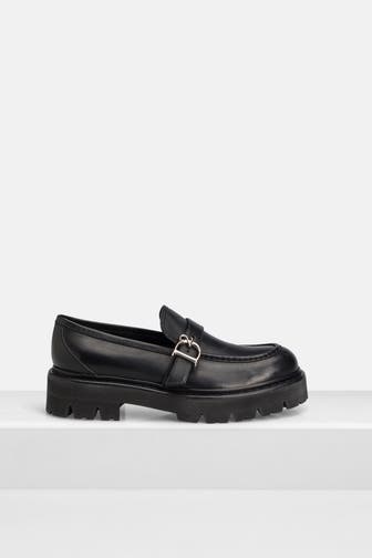 DSQUARED2 Leder-Loafer schwarz
