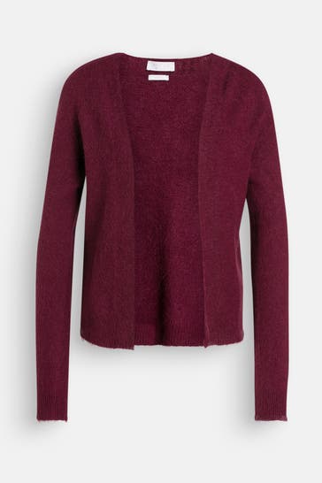 RICH & ROYAL Strickjacke burgunder