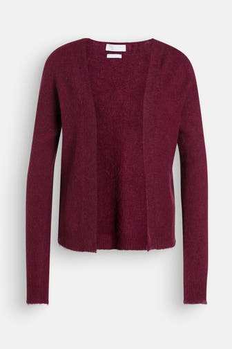 RICH & ROYAL Strickjacke burgunder