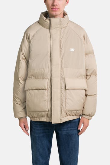 NEW BALANCE Daunenjacke beige