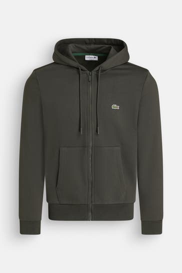 LACOSTE Sweatjacke dunkelgrün