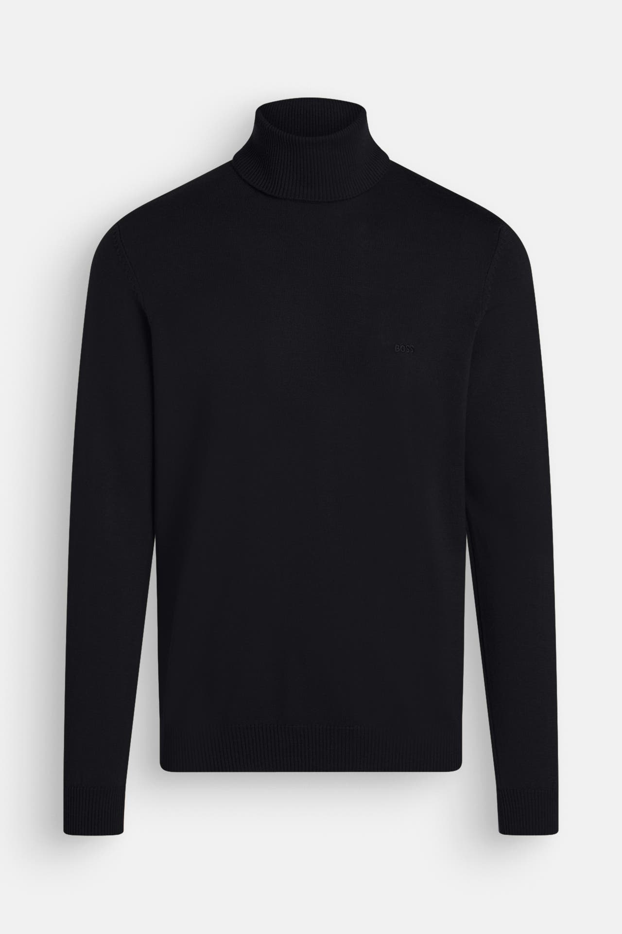 BOSS Rollkragenpullover 'Baldebert' schwarz, Bild 1