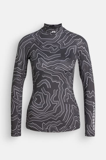 J.LINDEBERG SPORTSWEAR Longsleeve gemustert