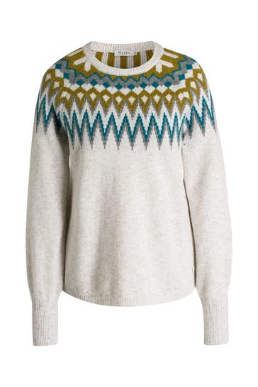 MAERZ MUENCHEN Wollpullover gemustert