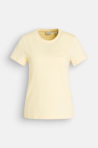 GANT T-Shirt hellgelb