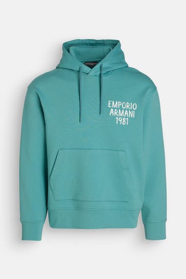 EMPORIO ARMANI Hoodie türkis