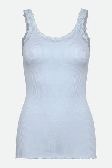 ROSEMUNDE Seidenmix-Top pastellblau