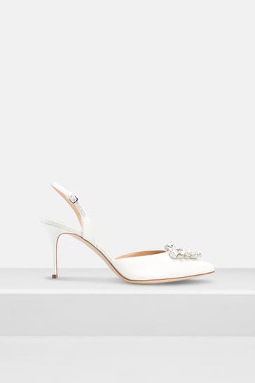 SERGIO ROSSI Slingbacks weiß