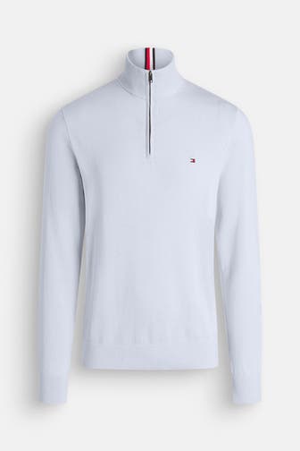 TOMMY HILFIGER Strick-Troyer hellblau