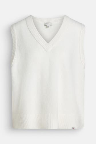 CALVIN KLEIN Pullunder wollweiß