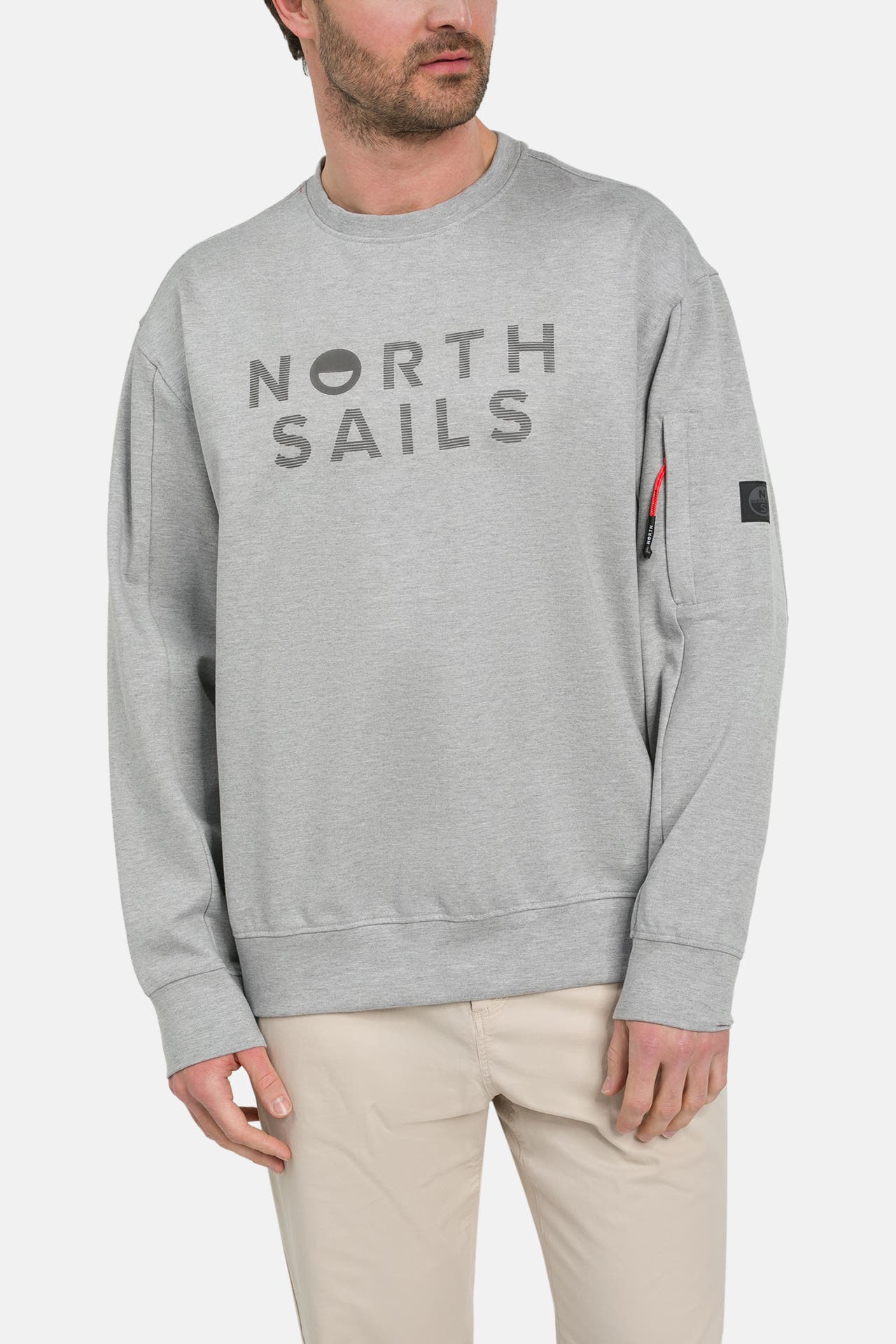 NORTH SAILS Sweatshirt hellgrau, Bild 1