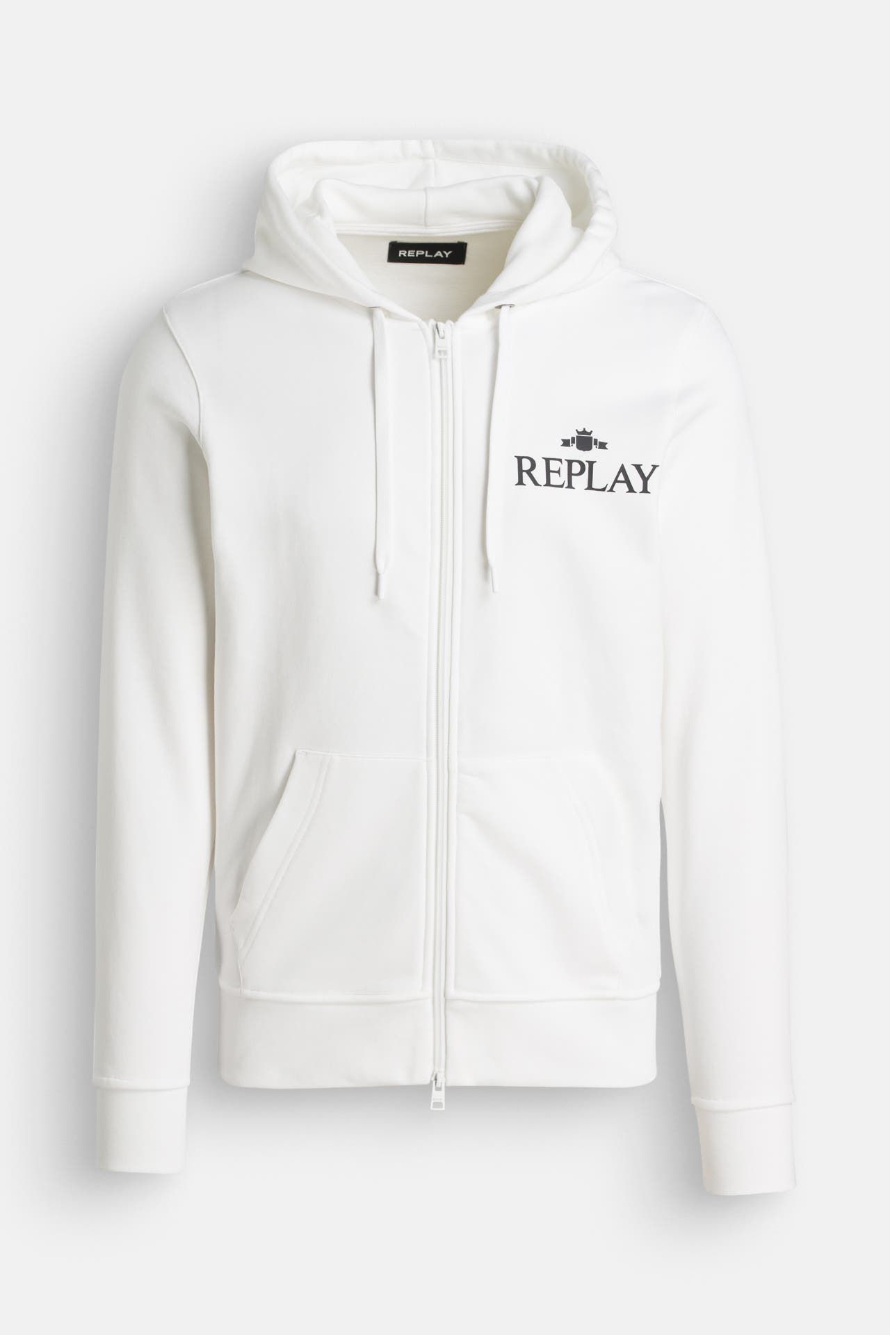 REPLAY Sweatjacke weiß, Bild 1