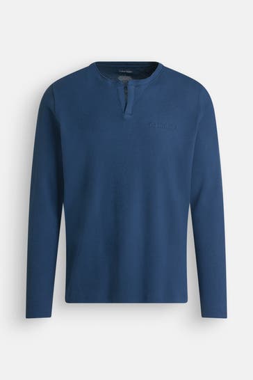 CALVIN KLEIN Longsleeve azurblau