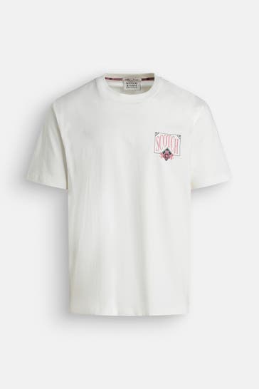 SCOTCH & SODA T-Shirt ecru