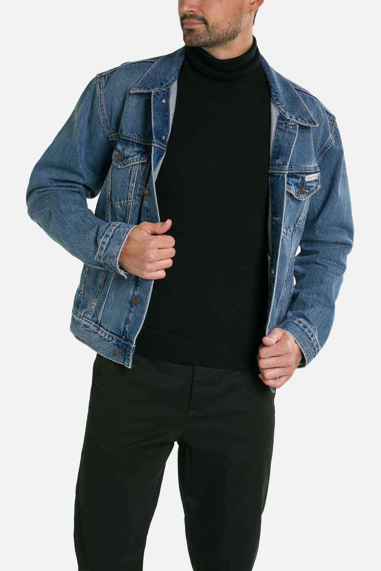 CALVIN KLEIN Jeansjacke blau, Bild 1