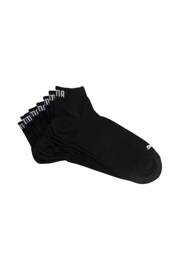 PUMA - 4er-Pack Strümpfe schwarz