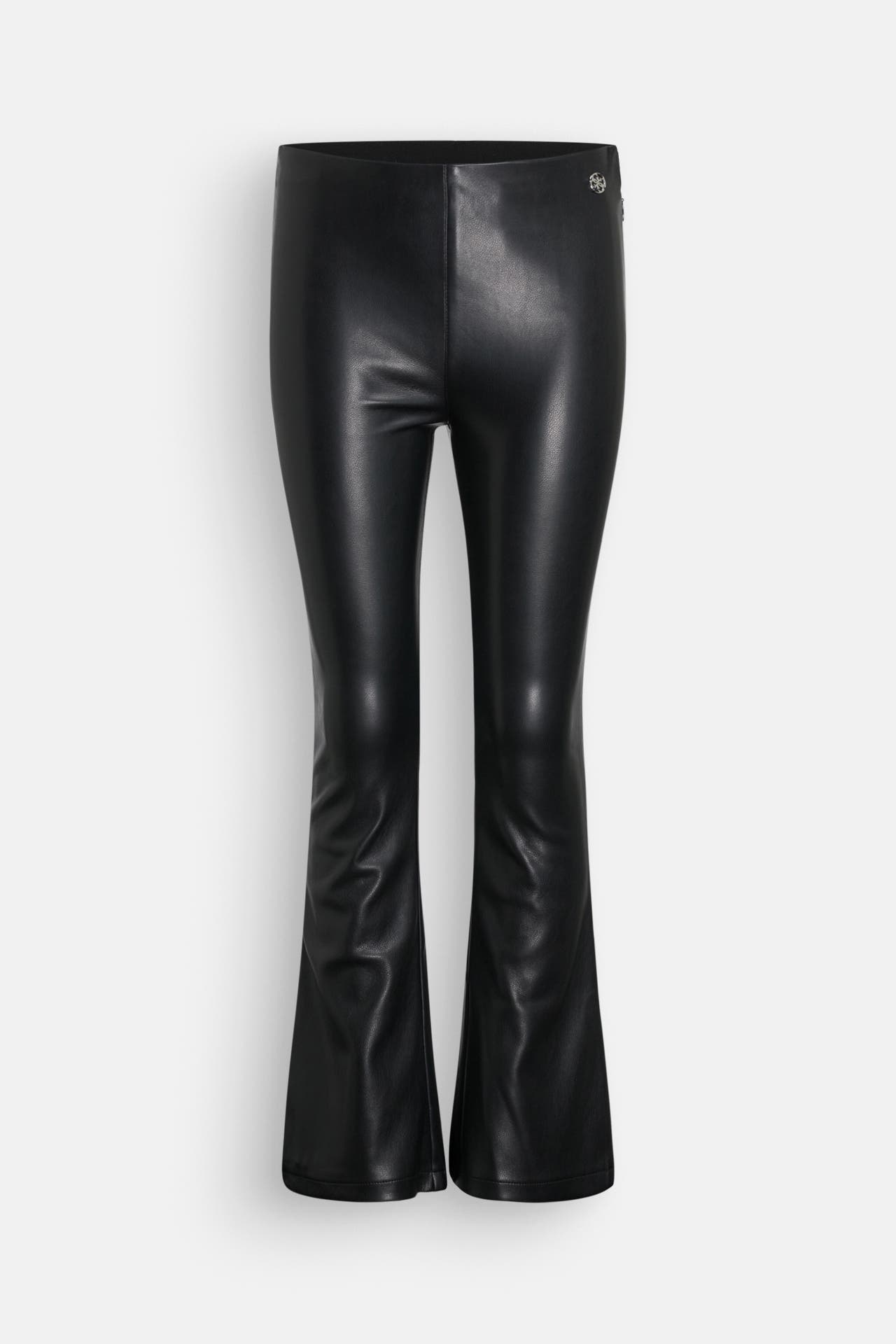 GUESS Kunstlederleggings schwarz, Bild 1