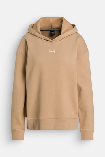 BOSS Hoodie 'Eriva' hellbraun