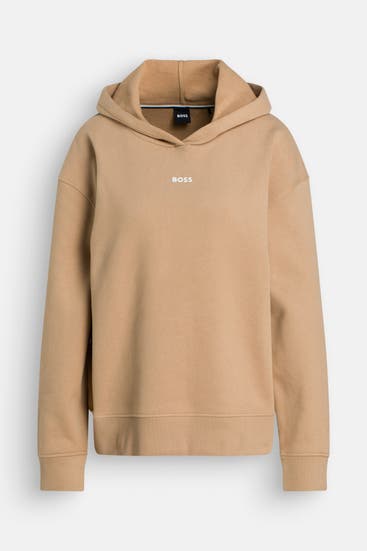 BOSS - Hoodie 'Eriva' hellbraun