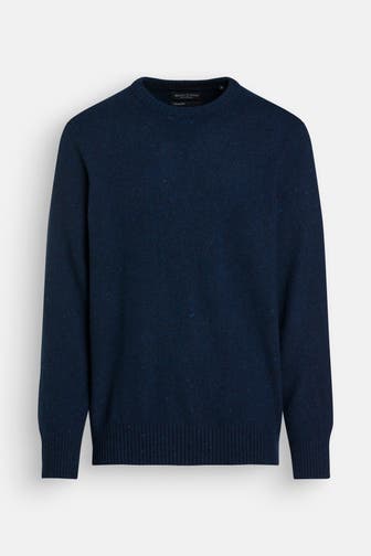 MARC O'POLO Wollmix-Pullover marine