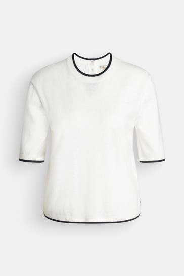 BARBOUR Strickshirt zweifarbig